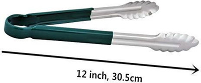 Alluring Homz ALL_31SilverTong 18 cm Utility Tongs(Pack of 1)