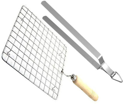 LMR3 Premiu Quality Roaster_Chimta_Chimta_08 Tong With Roaster 02 27 cm Roasting Tongs(Pack of 2)