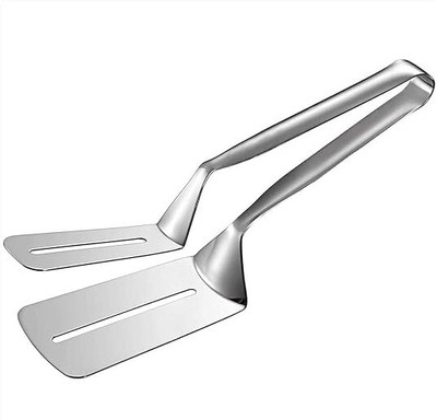 CRR RETAIL Double sided food Flipping Spatula Tongs Double sided food Flipping Spatula Tongs 26 cm Utility Tongs(Pack of 1)