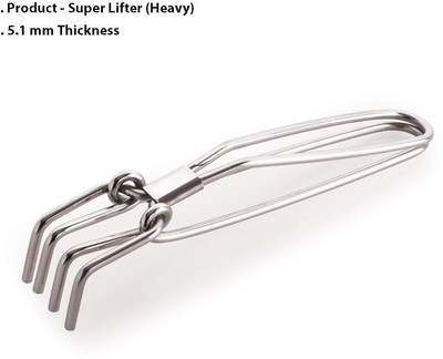 Alluring Homz ALL_12SilverTong 18 cm NA Pakkad(Pack of 1)