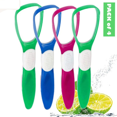 ShopCircuit Plastic Tongue Cleaner(Pack of 4)
