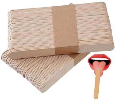 GLOW FIRST Wood Tongue Cleaner(Pack of 100)