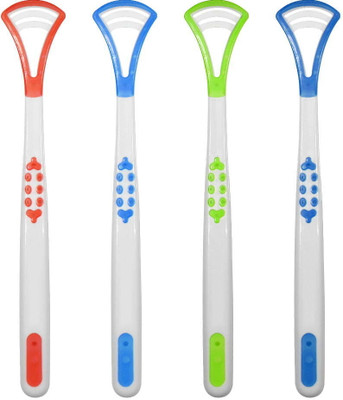 Prachi Plastic Tongue Cleaner(Pack of 4)