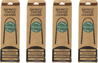 Shunyam Wood Tongue Cleaner(Pack of 4)
