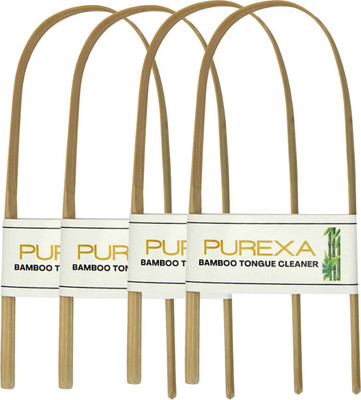 PUREXA Wood Tongue Cleaner(Pack of 4)