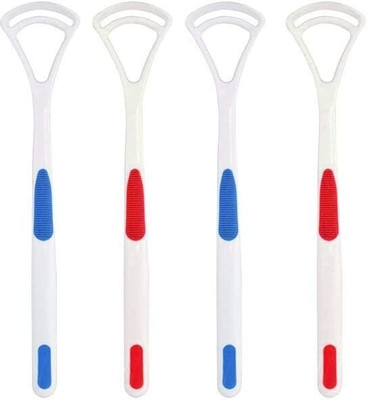 Milini Plastic Tongue Cleaner(Pack of 4)