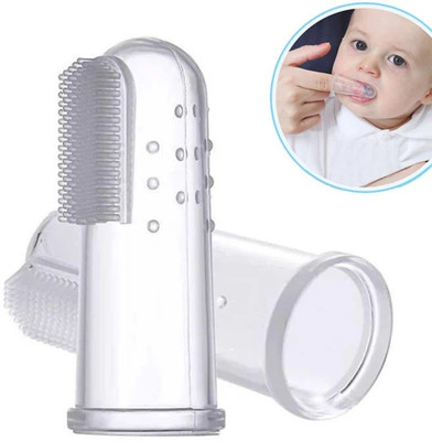 Gaunt Baby Finger Tooth Brush with Holder Extra Soft Toothbrush Ultra Soft Ultra Soft Toothbrush(Pack of 2)