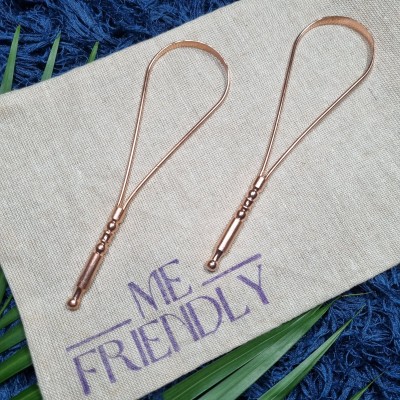 Me Friendly Copper Tongue Cleaner(Pack of 2)