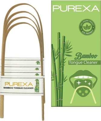 PUREXA Wood Tongue Cleaner(Pack of 4)