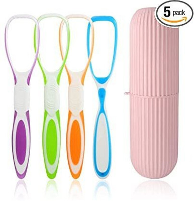 Sendria Plastic Tongue Cleaner(Pack of 5)