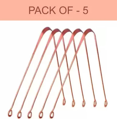 Elecsera Copper Tongue Cleaner(Pack of 5)