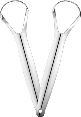 Nurpi Steel Tongue Cleaner(Pack of 2)
