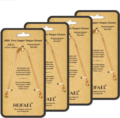 HOFAEL Copper Tongue Cleaner(Pack of 4)