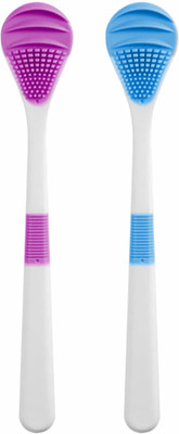 Nurpi Plastic, Silicone Tongue Cleaner(Pack of 2)
