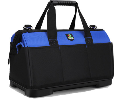 Verilux Large 19 Inch Waterproof Oxford Tool Bag Organizer for Electricians and Plumbers Fabric, Plastic, Polyester Tool Bag(Number of Pockets - 10)