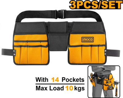 INGCO Tools bag Polyester Tool Bag(Number of Pockets - 14)