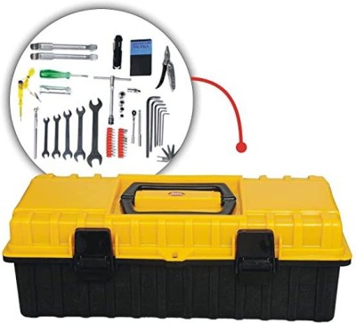 Lokhandwala Heavy Duty empty big size, tool box kit for home use, Plastic Tool Box 16 inch Tool Box with Tray