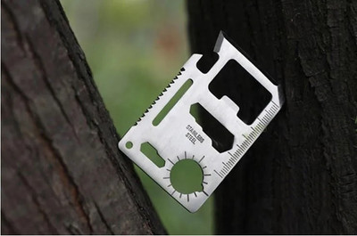 ASTOUND Compact, Credit Card-Sized Multi-Tool Camping & Hiking Camping Tool Kit