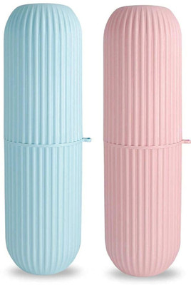 MILDIV Toothbrush Holder / Toothbrush box / Portable Travel Toothbrush Storage Box Toothbrush Case(Pack of 2)