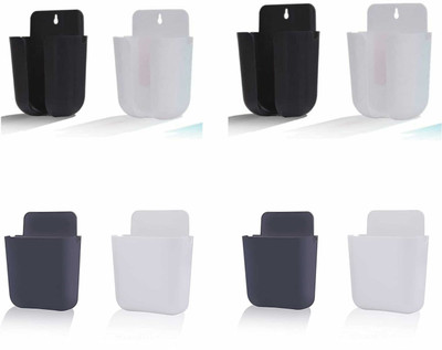 DIYAL ENTERPRISE 1 Compartments Plastic remote holder(black,white)