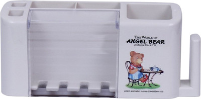 MOHAN PRODUCT Plastic Toothbrush Holder(White, Wall Mount)