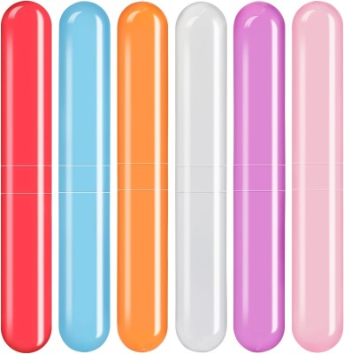 mapperz Travel Toothbrush Container/Covers/Case Holder Portable- Multicolor Plastic Toothbrush Holder(Multicolor)