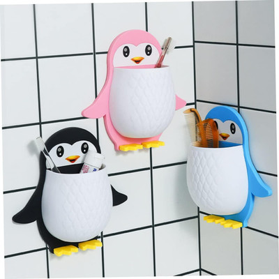 COFP 3PCS Penguin Toothbrush Holder/Brush Stand/Pen Holder/Kitchen/Bedroom/Office. Plastic Wall Shelf(Number of Shelves - 3, Multicolor) deal from flipkart COFP 3PCS Penguin Toothbrush Holder/Brush Stand/Pen Holder/Kitchen/Bedroom/Office. Plastic Wall Shelf(Number of Shelves - 3, Multicolor) deal from flipkart