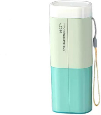 DCELLA Stylish Portable toothbrush Double Storage Box Container Plastic Toothbrush Holder(Green)