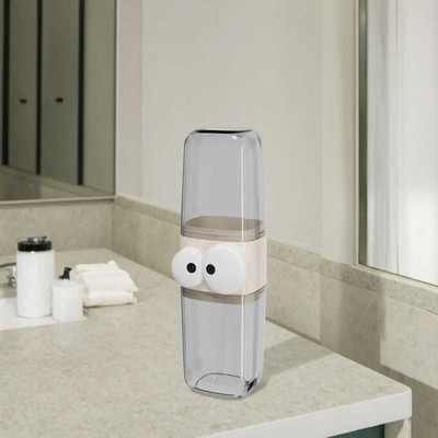 AL ATASH Cute & Portable Toothbrush Travel Case & Storage Set, Compact Organizer Plastic Toothbrush Holder(Multicolor)