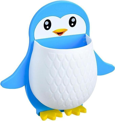 Shreejee Wall mount Penguin Shaped Self Adhessive multifunctional holder X1.45 Shower Caddy Organizer
