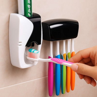 neza Plastic Toothbrush Holder(Wall Mount)