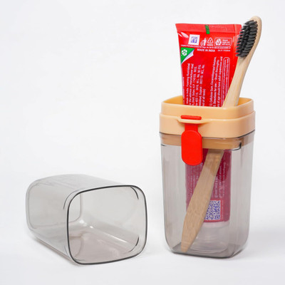PURCHASE ZONE (Pack of 2)1 Pcs Transperent Travel Soap Case & 1 Pcs Transperent Portable Plastic Toothbrush Holder(Multicolor)
