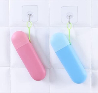 CRAZYABBS toothebrush holder for Tooth Brush Cap, Caps, Cover, Covers, Case, Holder, Cases Plastic Toothbrush Holder(Multicolor)