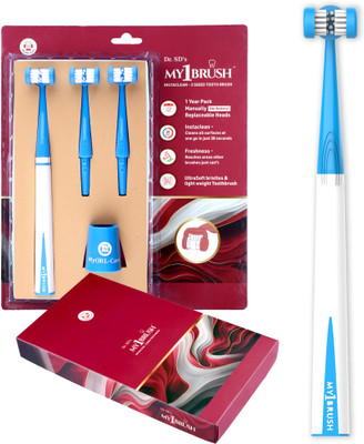 MyOrlCare My1Brush INDIA'S FIRST INSTACLEAN - 3 SIDED TOOTH BRUSH Ultra Soft Toothbrush