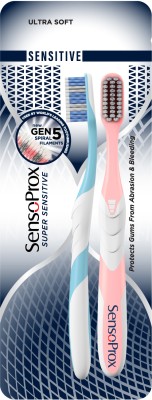 SENSOPROX Super Sensitive 2's Combo Ultra Soft Toothbrush(Pack of 2)