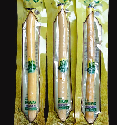 SABRA Miswak natural Datun stick Herbal toothbrush(pack of 3)soft miswak Ultra Soft Toothbrush(Pack of 3)