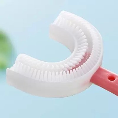 kidschil Infrant Toothbrush 360 Degree U-shaped For 2-6 Years Mouth-Cleaning Silicone Extra Soft Toothbrush