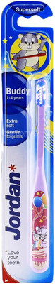 EESHA ETERNAL Jordan Buddy 1-4 Year Toothbrush Supersoft Bristle BPA Free Manual (Assorted) Extra Soft Toothbrush(Pack of 2)