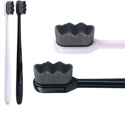 Uratech Extra Soft Tooth Brushes for adults Ultra Soft-bristled Adult Toothbrush Micro Extra Soft Toothbrush(Pack of 2)