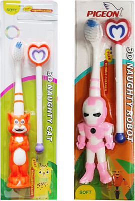 Yunicron Max YMX 275 Extra Soft Toothbrush(Pack of 2)