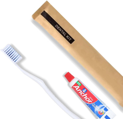 POLISM Hotel Dental Kit 100 Pcs (1 Toothbrush & 1 Toothpaste) Ultra Soft Toothbrush(Pack of 100)