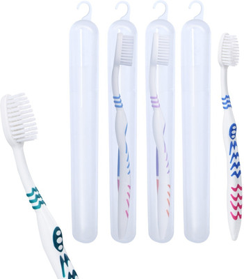 Maxi Mango Travel Pack Hard Toothbrush(Pack of 4)