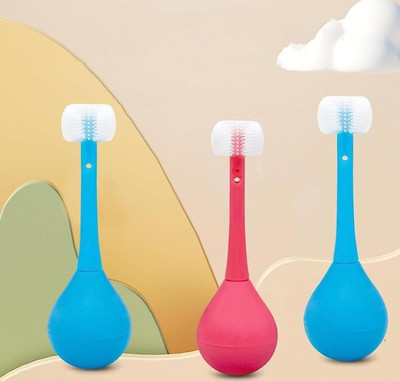 NILORO Assorted Color Toothbrush Set for Daily Use - Pack of 3 Soft Toothbrush(Pack of 3)