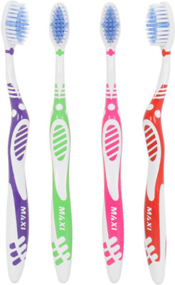Maxi Sensitive+ Soft Toothbrush(Pack of 4)