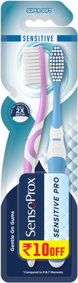 SENSOPROX Sensitive Pro Combo of 2 Ultra Soft Toothbrush(Pack of 2)