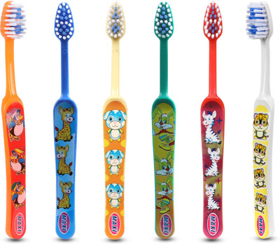 Maxi TomTom Junior Soft Toothbrush(Pack of 6)