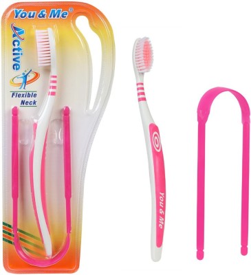 You & Me Active Oral Hygiene Kit Soft Toothbrush(Pack of 6)