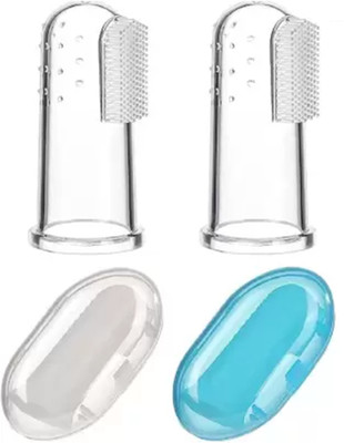 RAKIPEMH Unique Finger Brush for baby Ultra Soft Toothbrush(Pack of 2)