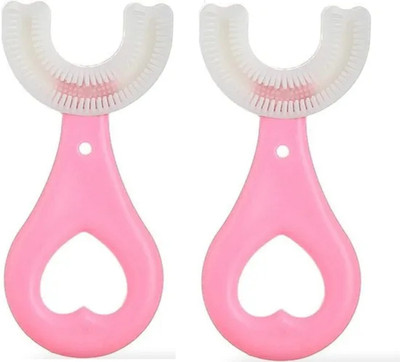 Daydreamer Professional Baby U Shape Brush Pack of 02 Soft Toothbrush(Pack of 2)