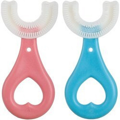 Huayue 2 Pcs Silicone Brush Head for Kids Children Infant Toothbrush Soft Toothbrush(Pack of 2)